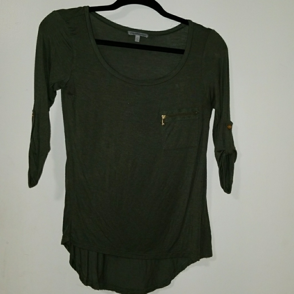 Olive green shirt